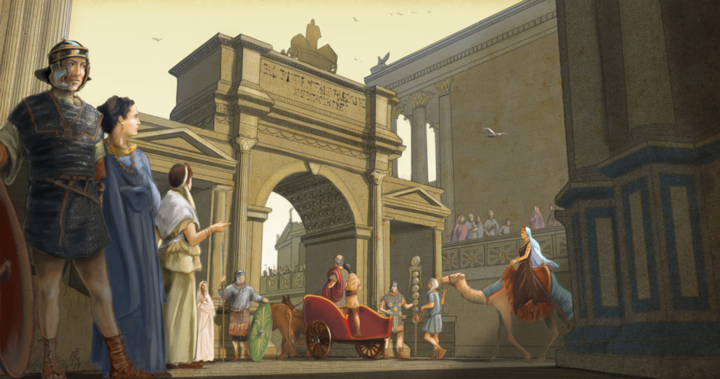 Zenobia, reina de Palmira (II parte) - José Ramón Almeida. Ilustración ...